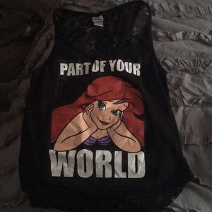 Little Mermaid Ariel Top